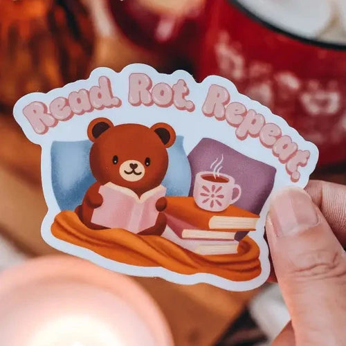 Read Rot Repeat Sticker Stickers