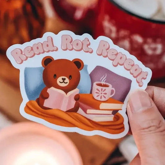 Read Rot Repeat Sticker Stickers