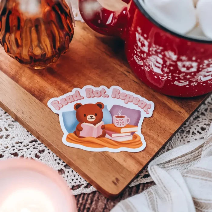 Read Rot Repeat Sticker Stickers