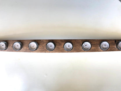 Reclaimed Vino Barrel Candelabra or Menorah - (9 or 12 candles)- Save our Landfills!