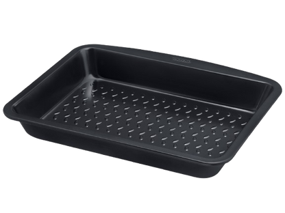 Rectangular metal oven dish with easy grip - GLIDE