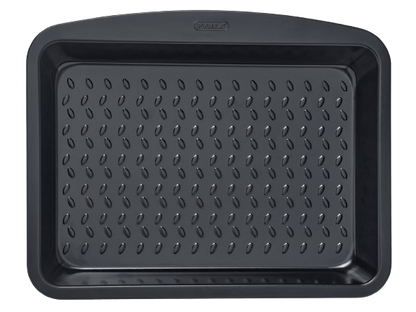 Rectangular metal oven dish with easy grip - GLIDE