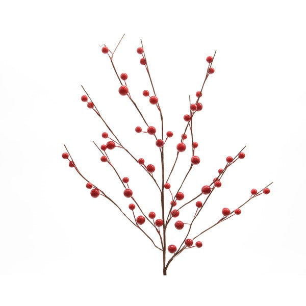 Red Berry Branch Spray Large