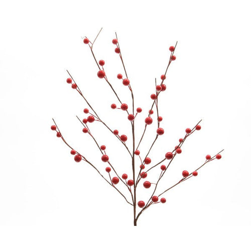 Red Berry Branch Spray Large