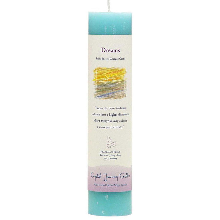 Reiki Pillar Candle - Dreams
