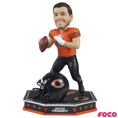 Mitchell Trubisky - Chicago Bears - Orange Jersey