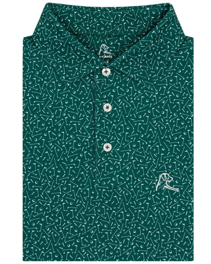 Rhoback - The Mulligan Performance Polo - Fairway Green