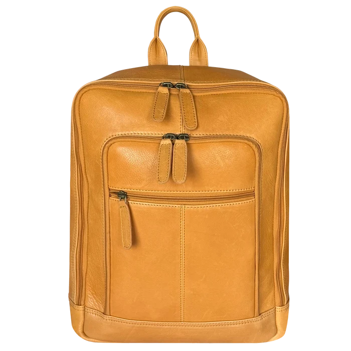 Ridge Genuine Leather Backpack Travel Rucksack Shoulder Bag