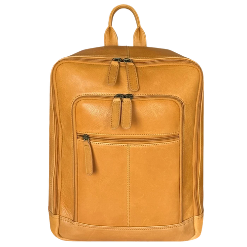 Ridge Genuine Leather Backpack Travel Rucksack Shoulder Bag