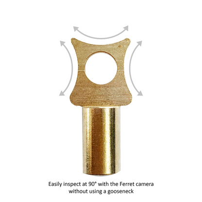 Right Angle Adaptor - (spare part included with all Ferret Pro and Plus camera kits)