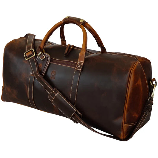 Leather Weekender Bag