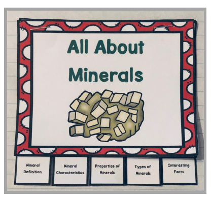 Rocks and Minerals Interactive Foldable Booklets
