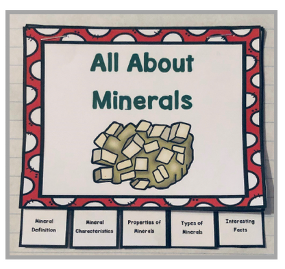 Rocks and Minerals Interactive Foldable Booklets