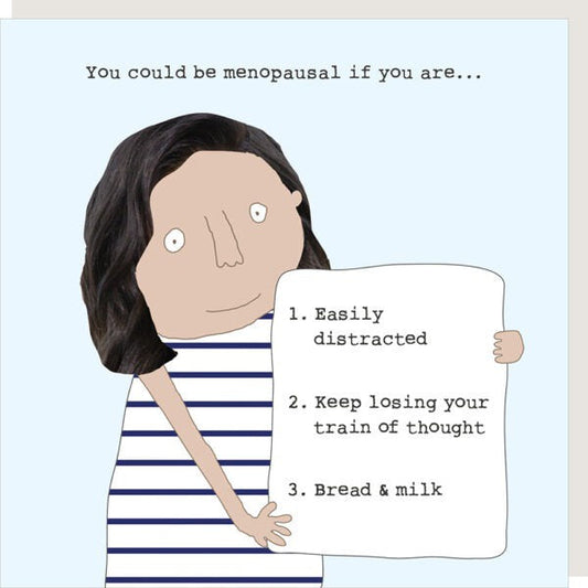 Rosie Made A Thing - Distracted Greetings Card