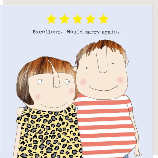 Rosie Made A Thing Five Star Love Greetings Card