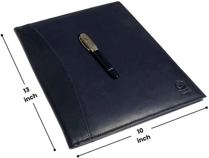 Leather Padfolio Resume Portfolio File Folder