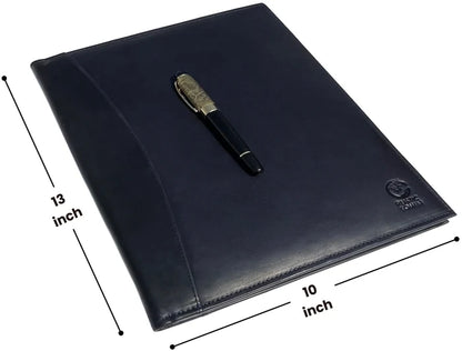 Leather Padfolio Resume Portfolio File Folder