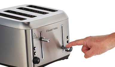 Russell Hobbs Addison 4 Slice Toaster - Brushed Stainless Steel