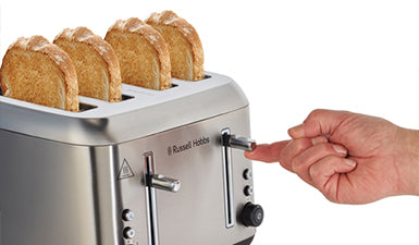 Russell Hobbs Addison 4 Slice Toaster - Brushed Stainless Steel