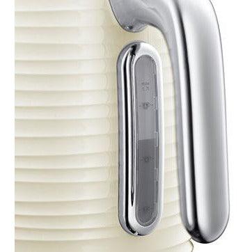 Russell Hobbs Inspire 1.7L 3000W Kettle - Cream | 24364 from DID Electrical - guaranteed Irish, guaranteed quality service. (6977561362620)