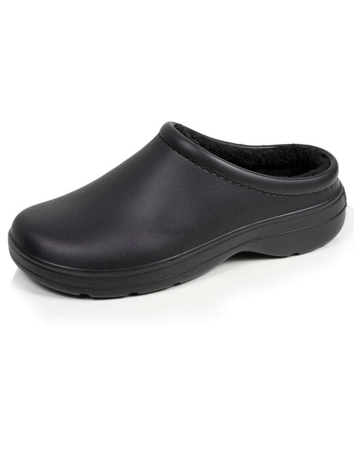 Sabots de jardin Homme fourrés Noir