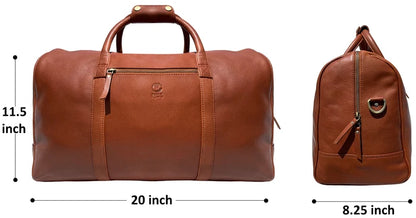 leather duffel