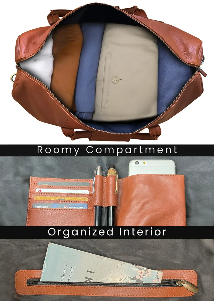 Leather Overnight Bag
