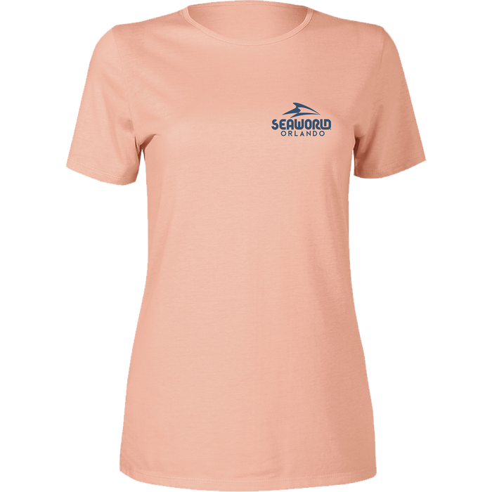 SeaWorld Greetings From Orlando Blush Ladies Tee front