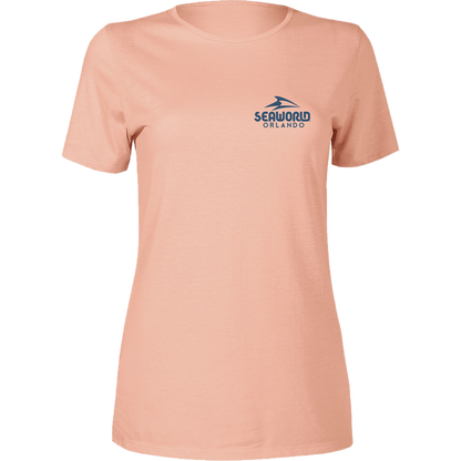 SeaWorld Greetings From Orlando Blush Ladies Tee front