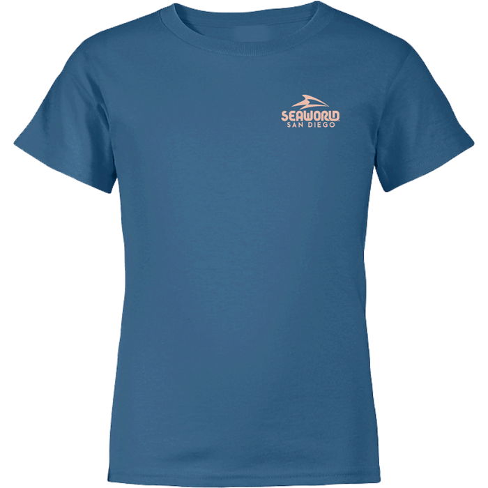 SeaWorld Greetings From San Diego Blue Youth Boy Tee front