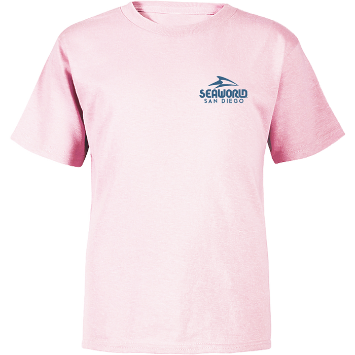 SeaWorld Greetings From San Diego Pink Toddler Girl Tee front
