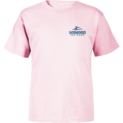 SeaWorld Greetings From San Diego Pink Toddler Girl Tee front