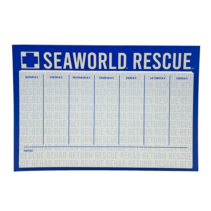 SeaWorld Rescue Weekly Desktop Calendar