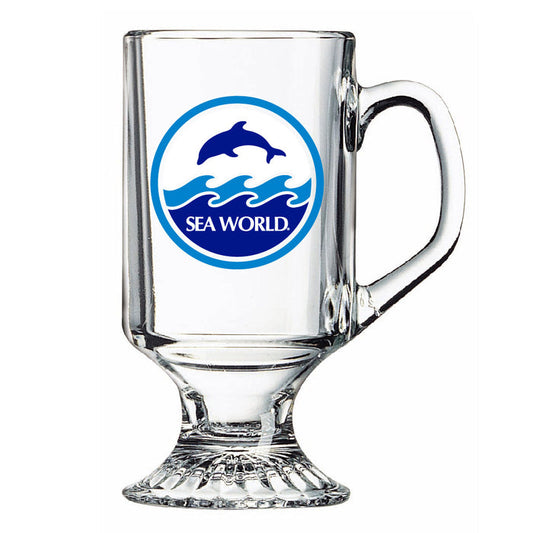 SeaWorld Retro Dolphin Footed Mug 10 oz.