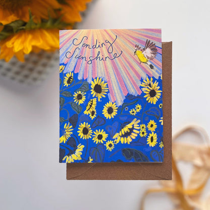 Sending Sunshine — Everyday, Encouragement Card