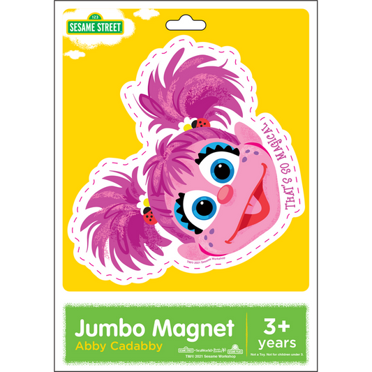 Sesame Street Abby Cadabby Jumbo Magnet in package