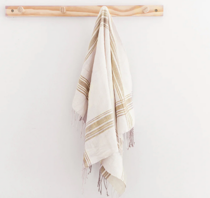 Set of 2 Hand Towels Ethiopian Cotton, Eco Friendly, Fair Trade