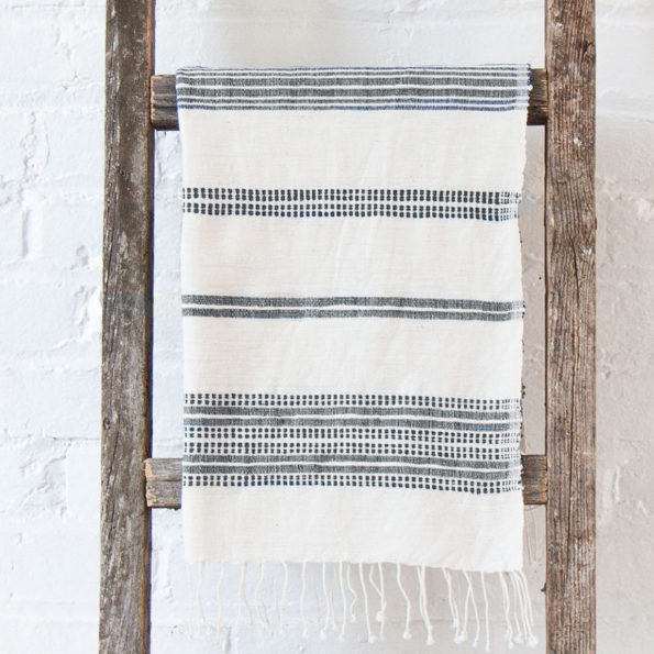 Set of 2 Hand Woven Aden Ethiopian Cotton Hand Towels (many colors)- Eco-Friendly, Fair Trade - Give Back Goods