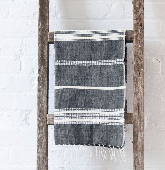 Set of 2 Hand Woven Aden Ethiopian Cotton Hand Towels (many colors)- Eco-Friendly, Fair Trade - Give Back Goods
