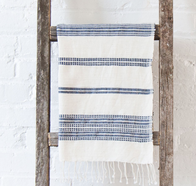 Set of 2 Hand Woven Aden Ethiopian Cotton Hand Towels (many colors)- Eco-Friendly, Fair Trade - Give Back Goods