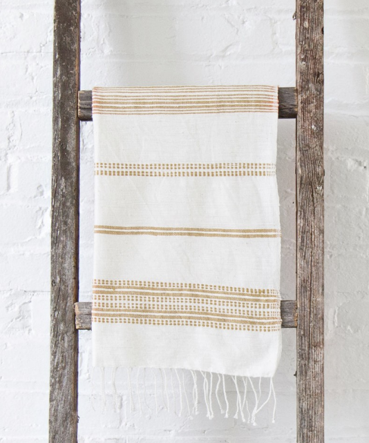 Set of 2 Hand Woven Aden Ethiopian Cotton Hand Towels (many colors)- Eco-Friendly, Fair Trade - Give Back Goods