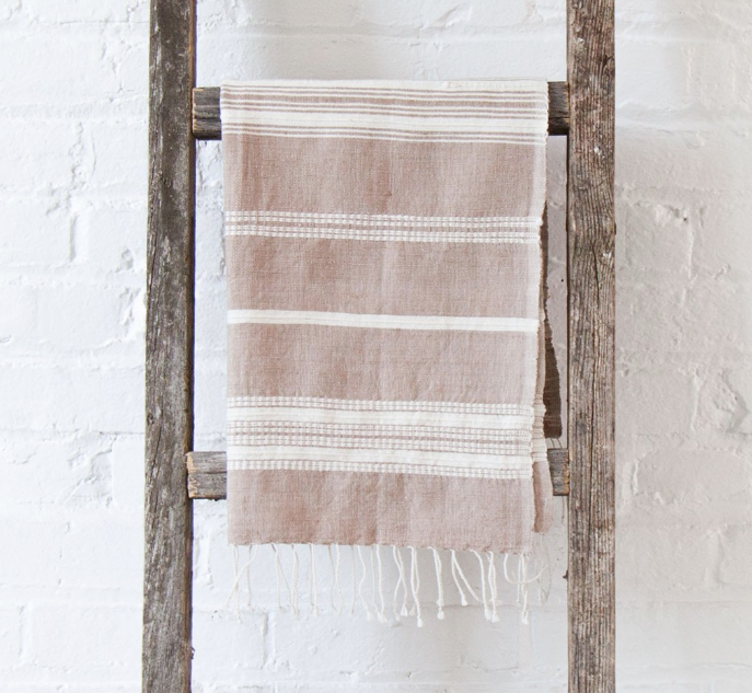 Set of 2 Hand Woven Aden Ethiopian Cotton Hand Towels (many colors)- Eco-Friendly, Fair Trade - Give Back Goods