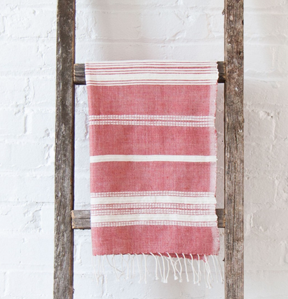 Set of 2 Hand Woven Aden Ethiopian Cotton Hand Towels (many colors)- Eco-Friendly, Fair Trade - Give Back Goods
