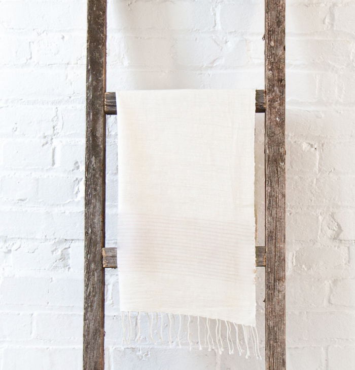 2 Hand Woven Riviera Ethiopian Cotton Hand Towels (choose color)- Eco-Friendly, Fair Trade - Give Back Goods