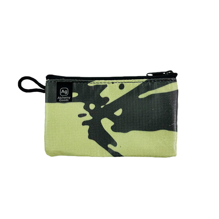 Set of 2 Upcycled Billboard Zipper Pouches w/Liner, Save Landfill Space!