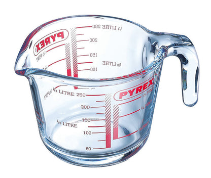 Set of 3 glass measuring jugs - Classic