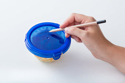 Set of 5 glass baby storage jars with waterproof navy blue purple lid - My First Pyrex+