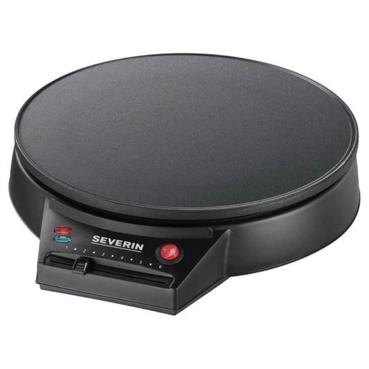 2198/Severin Crêpes Maker| Color: Black| Watt: 1000| Heat Adjust: No| Add. Info.: Crêpes Maker, appr GREPE / BLACK / 1000 WATTS
