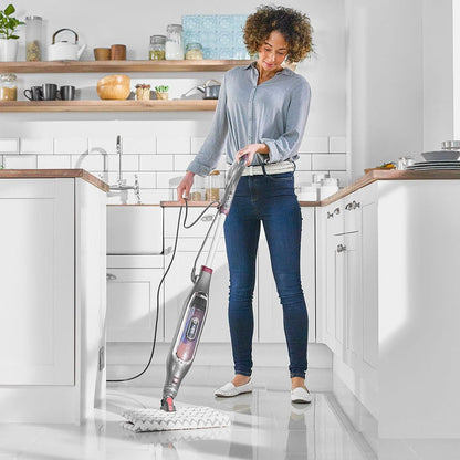 Shark 1200W Klik and Flip Automatic Steam Pocket Mop - Steel Grey | S6003UK from DID Electrical - guaranteed Irish, guaranteed quality service. (6977634894012)