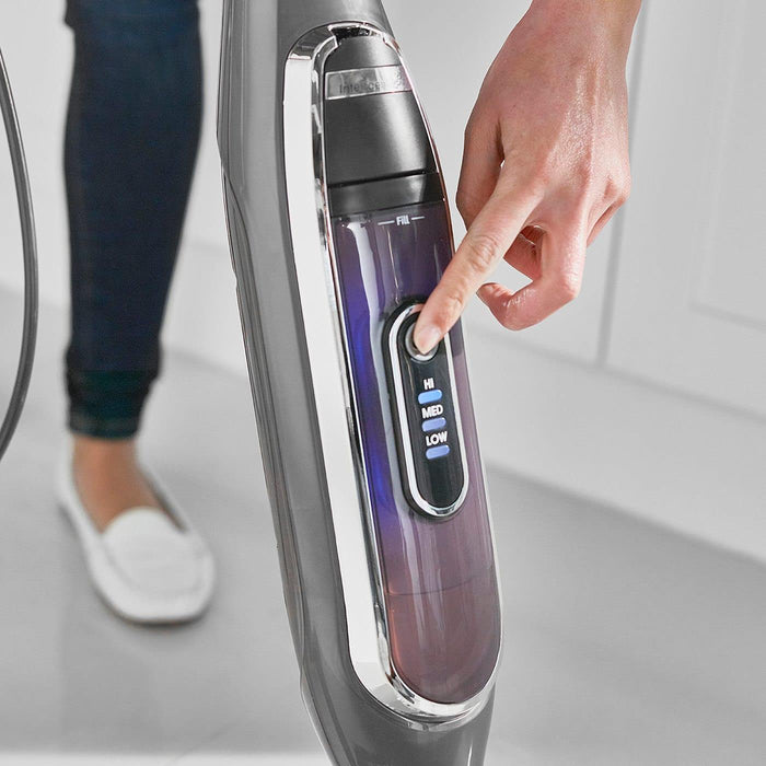 Shark 1200W Klik and Flip Automatic Steam Pocket Mop - Steel Grey | S6003UK from DID Electrical - guaranteed Irish, guaranteed quality service. (6977634894012)